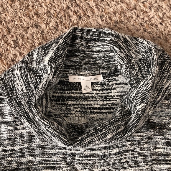 Black Cowl Neck Sweater - Picture 3 of 6